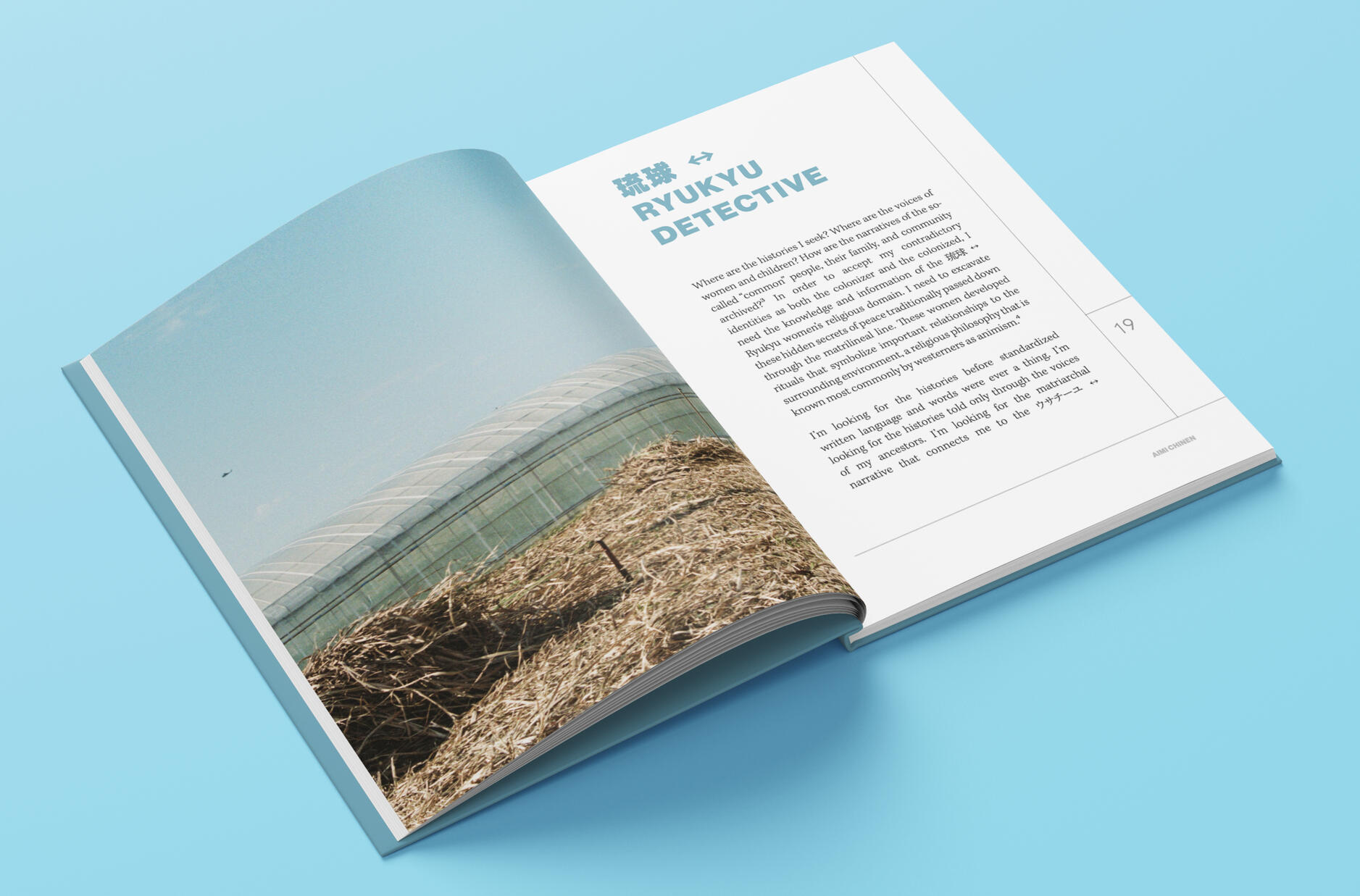 The Colonized and the Colonizer Within Me — Chinen Aimi Book ⬩ Typography