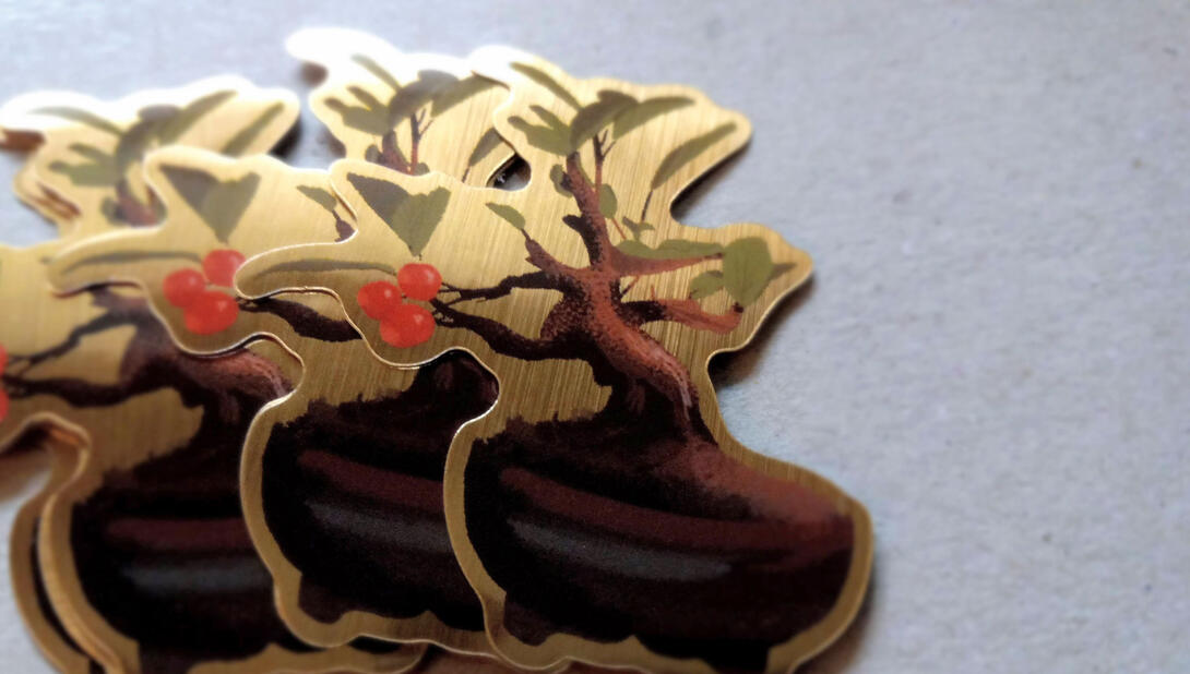 Gold Stickers (Illustrated)